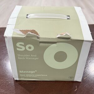 SO Green and White Shoulder and Neck Massager, BNWB
